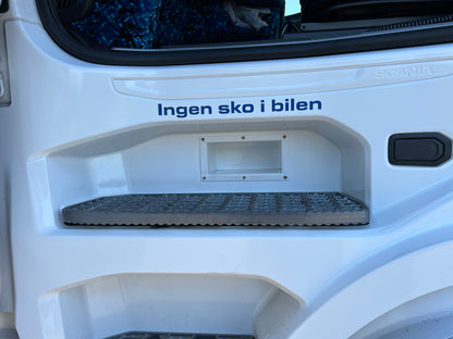 Handskeskuffe til indbygning i trinkasse