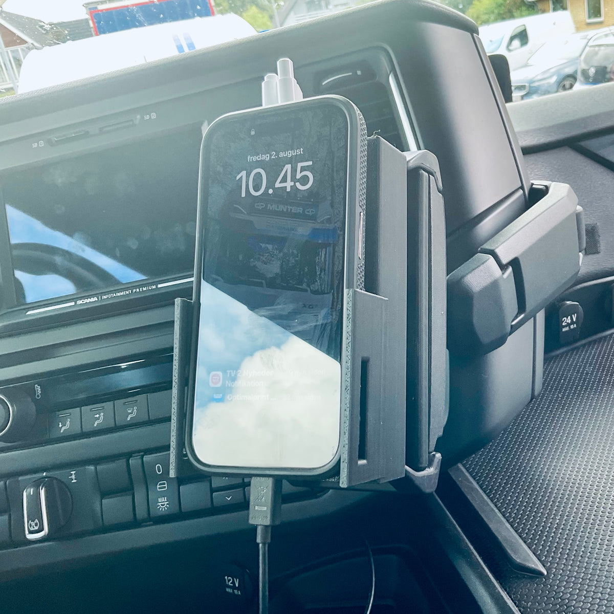 Universal telefonholder til montering i org. tabletholder